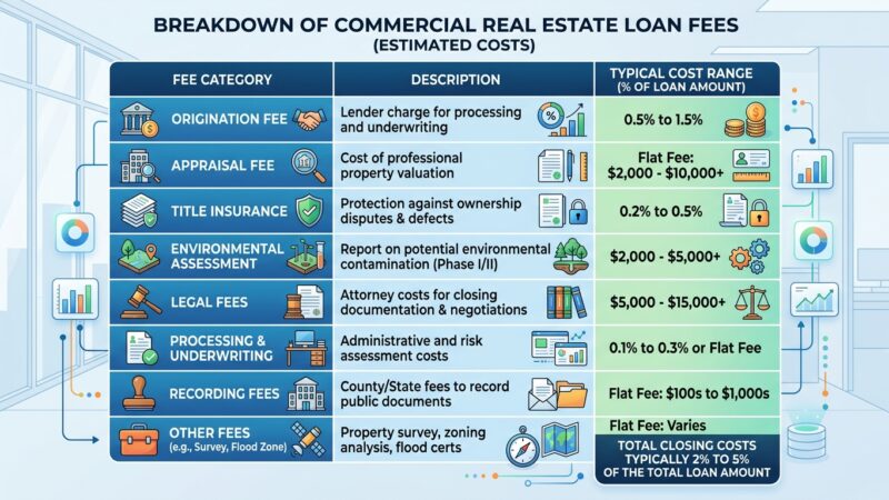 Commercial Real Estate Loan Fees: The Complete Borrower Guide