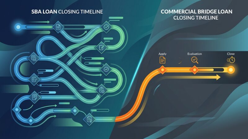 Commercial Loan Closing Times by Product: SBA vs. Bridge