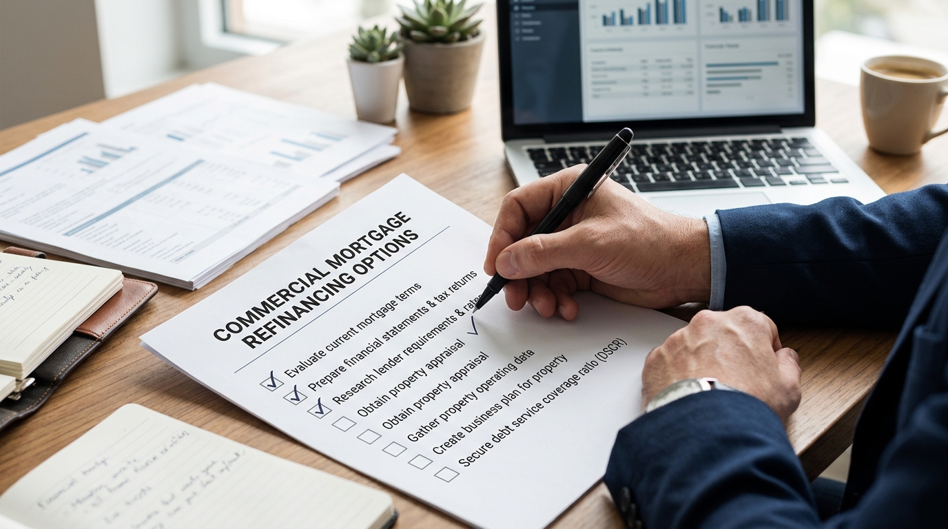 Checklist for commercial mortgage refinancing options