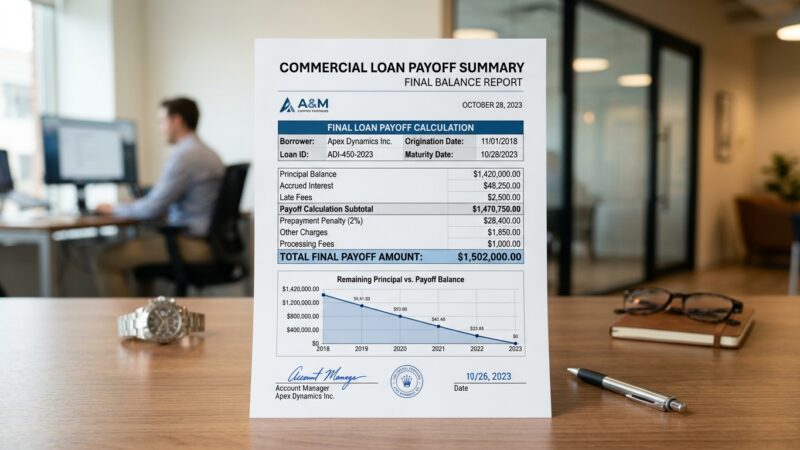 Commercial Loan Balloon Payment & Payoff Calculator