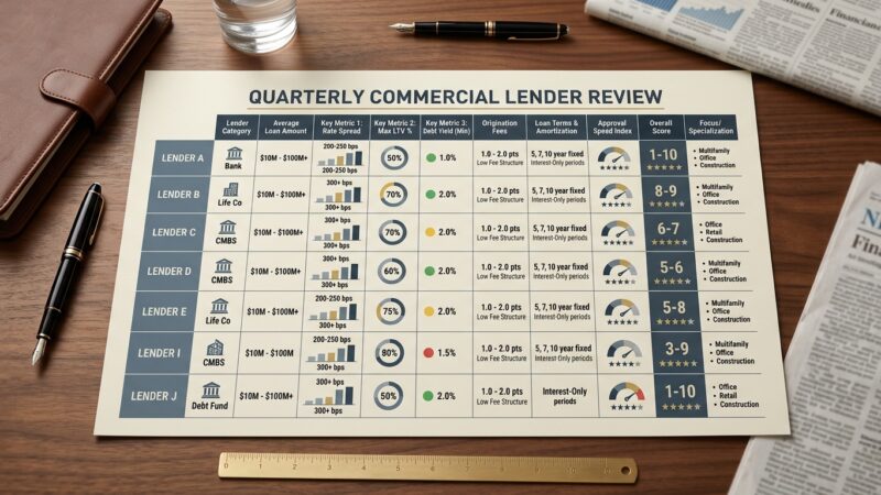 The Best Commercial Mortgage Lenders & Banks for Investors