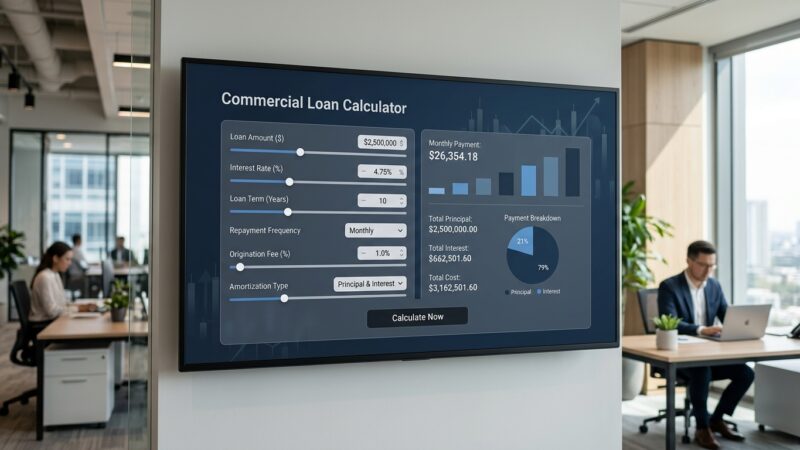 Commercial Loan Interest Rate Calculator
